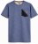 Motley Denim Milan T-shirt Jasny indygo - Koszulki - T-shirty meskie Duże Rozmiary - 2XL-14XL