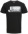 Jack & Jones Logan T-Shirt Black - Koszulki - T-shirty meskie Duże Rozmiary - 2XL-14XL