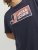 Jack & Jones Logan T-Shirt Navy - Koszulki - T-shirty meskie Duże Rozmiary - 2XL-14XL