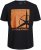 Jack & Jones Conrad T-Shirt Black - Koszulki - T-shirty meskie Duże Rozmiary - 2XL-14XL