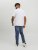 Jack & Jones Conrad T-Shirt White - Koszulki - T-shirty meskie Duże Rozmiary - 2XL-14XL