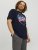 Jack & Jones Codyy T-Shirt Navy - Koszulki - T-shirty meskie Duże Rozmiary - 2XL-14XL