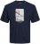 Jack & Jones Copenhagen Photo T-Shirt Navy - Koszulki - T-shirty meskie Duże Rozmiary - 2XL-14XL
