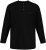 JP1880 Henley T-Shirt Long Sleeve Black TALL - ODZIEŻ MĘSKA MT-6XLT - WYSOKIE-rozmiary