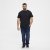 North Latitude T-Shirt O-Neck Black TALL - TALL koszulki - Koszulki dla wysokich mężczyzn