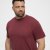 North Latitude T-Shirt O-Neck Bordeaux TALL - TALL koszulki - Koszulki dla wysokich mężczyzn