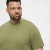 North Latitude T-Shirt O-Neck Olive Green TALL - TALL koszulki - Koszulki dla wysokich mężczyzn
