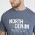 North Latitude Denim Printed T-Shirt Blue Melange TALL - TALL koszulki - Koszulki dla wysokich mężczyzn