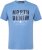 North Latitude Denim Printed Logo T-Shirt Dusty Blue TALL - TALL koszulki - Koszulki dla wysokich mężczyzn