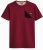Motley Denim Milan T-shirt Czerwony - Koszulki - T-shirty meskie Duże Rozmiary - 2XL-14XL