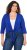 Ulla Popken Versatile Surplice Wrap Tie Hem Bolero Top Cobalt Blue - T-shirty - 