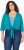 Ulla Popken Versatile Surplice Wrap Tie Hem Bolero Top Teal - T-shirty - 
