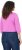 Ulla Popken Versatile Surplice Wrap Tie Hem Bolero Top Cool Pink - T-shirty - 