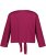 Ulla Popken Versatile Surplice Wrap Tie Hem Bolero Top Magnolia Red - T-shirty - 