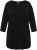 Ulla Popken Asymmetric Petal Cutouts A-line Fit Stretch Knit Top Black - T-shirty - 