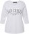 Ulla Popken City Name Graphic Tee Snow White - Koszulki z nadrukiem dla kobiet - 