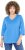 Ulla Popken Country Lettered 3/4 Sleeve Tee Teal Blue - Koszulki z nadrukiem dla kobiet - 