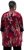 Ulla Popken Velvet Peacock Feather 3/4 Sleeve Tunic Blouse Wine Red - T-shirty - 