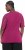 Ulla Popken Sequined Mesh Sleeve Blouse Aubergine - T-shirty - 