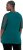 Ulla Popken Sequined Mesh Sleeve Blouse Dark Green - T-shirty - 