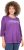 Ulla Popken UNIQUE Embroidered 3/4 Sleeve Tee Purple - T-shirty - 
