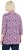 Ulla Popken Graphic Flower A-Line 3/4 Sleeve Tee Pink - T-shirty - 