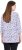 Ulla Popken Graphic Flower A-Line 3/4 Sleeve Tee Lavender - T-shirty - 