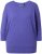 Ulla Popken Quick Drying Batwing Sleeve Tee Blueberry - Koszulki z nadrukiem dla kobiet - 