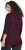 Ulla Popken Mixed Pattern Stripe 3/4 Sleeve Tee Black - T-shirty - 