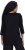 Ulla Popken Flower Epaulet 3/4 Sleeve Top Black - Koszulki z nadrukiem dla kobiet - 