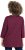 Ulla Popken Flower Print 3/4 Sleeve Tee Dark Ruby - T-shirty - 