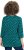 Ulla Popken Flower Print 3/4 Sleeve Tee Teal Green - T-shirty - 