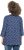 Ulla Popken Graphic Print Pleated 3/4 Sleeve Tee Blue - T-shirty - 