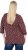 Ulla Popken Gingerbread Print 3/4 Sleeve Tee Plum - T-shirty - 