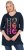 Ulla Popken Ho Ho Ho 3/4 Sleeve Graphic Tunic Tee Navy - T-shirty - 