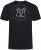 Kam Jeans 5793 Cedar Creek Reverse Print Tee Black - Koszulki - T-shirty meskie Duże Rozmiary - 2XL-14XL