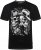 Kam Jeans 5796 Twin Gentleman Skull Print Tee Black - Koszulki - T-shirty meskie Duże Rozmiary - 2XL-14XL