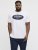 Jack & Jones Dover Denim O-Neck T-Shirt White - Koszulki - T-shirty meskie Duże Rozmiary - 2XL-14XL