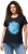 Ulla Popken BISOUS Short Sleeve Graphic Tee Navy Blue - Koszulki z nadrukiem dla kobiet - 