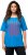 Ulla Popken LOVE Short Sleeve Graphic Tee Sapphire Blue - Koszulki z nadrukiem dla kobiet - 