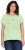 Ulla Popken Metallic Animal Cap Sleeve Graphic Tee Green - Koszulki z nadrukiem dla kobiet - 