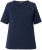 Ulla Popken TRUE Lettering Short Sleeve Tee Navy Blue - Koszulki z nadrukiem dla kobiet - 
