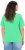 Ulla Popken TRUE Lettering Short Sleeve Tee Mint Green - Koszulki z nadrukiem dla kobiet - 