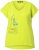 Ulla Popken Half-Sleeve A-line V-Neck Boat Pattern T-Shirt Lime - Koszulki z nadrukiem dla kobiet - 