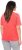 Ulla Popken Easy Short Sleeve Acid Wash Graphic Tee Light Red - Koszulki z nadrukiem dla kobiet - 