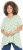 Ulla Popken Palm Tree Print Pointed Hem Tee Lett Lime - Koszulki z nadrukiem dla kobiet - 