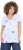 Ulla Popken Cross Stitch Short Sleeve Tee Snow White - Koszulki z nadrukiem dla kobiet - 