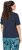 Ulla Popken Ride The Wave Short Sleeve V-Neck Graphic Tee Navy Blue - Koszulki z nadrukiem dla kobiet - 