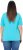 Ulla Popken Ride The Wave Short Sleeve V-Neck Graphic Tee Deep Aqua - Koszulki z nadrukiem dla kobiet - 