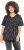 Ulla Popken Snake Print V-Neck Tee Graphite Grey - Koszulki z nadrukiem dla kobiet - 